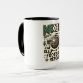 MEXIKO Fußball Custom 2026 Tasse (Vorderseite Links)