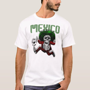 Mexiko-Fußball-EL Tri Futbol über Todesgeschenke T-Shirt