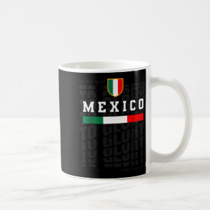 Mexiko Fußball Fahne Vintage Trikot Fan Stolz Kaffeetasse