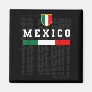 Mexiko Fußball Fahne Vintage Trikot Fan Stolz Magnet