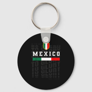 Mexiko Fußball Fahne Vintage Trikot Fan Stolz Schlüsselanhänger