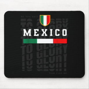 Mexiko Fußball Flagge Vintage Trikot Fan Stolz Mousepad