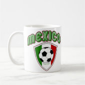 MEXIKO-FUSSBALL-SCHALE KAFFEETASSE (Links)