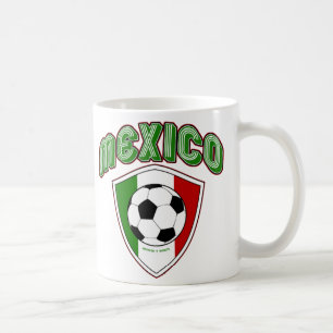 MEXIKO-FUSSBALL-SCHALE KAFFEETASSE