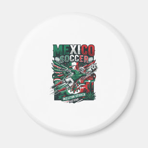 Mexiko Fußball Skelett Stürmer Nationen Premium Ge Magnet
