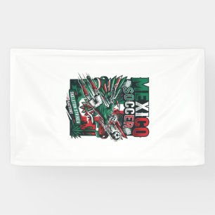 Mexiko Fußball Skelett Stürmer Nationen Premium Sp Banner