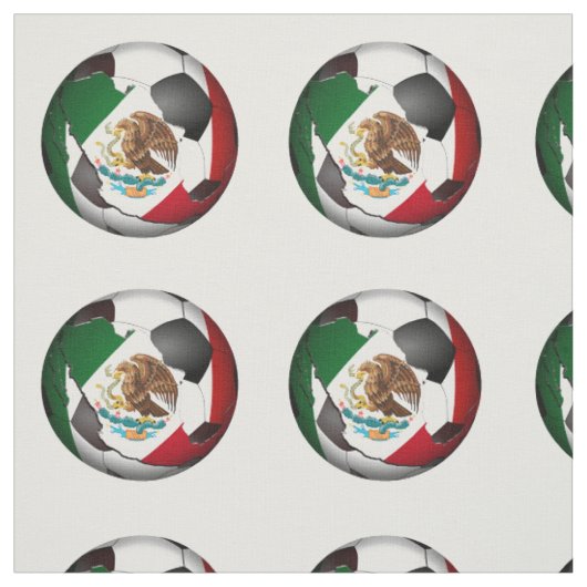 Mexiko Fußball Stoff (Muster)