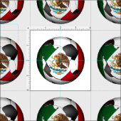 Mexiko Fußball Stoff (Kachel)