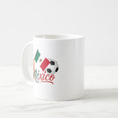 Mexiko Fußball Stolz Kaffeetasse (Vorderseite Links)