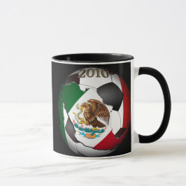 Mexiko-Fußballball 2010 Tasse