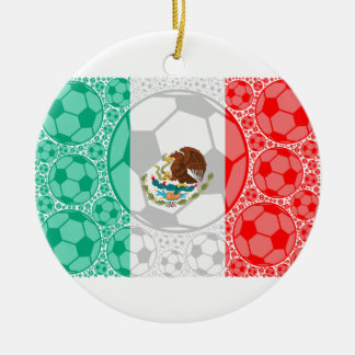 Mexiko-Fußbälle Keramik Ornament