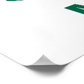 Mexiko-Fußballflagge Poster (Ecke)