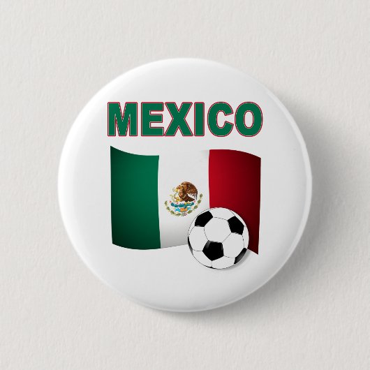 Mexiko-Fußballfußball-Weltmeisterschaft 2010 Button (Vorderseite)