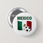 Mexiko-Fußballfußball-Weltmeisterschaft 2010 Button (Vorne & Hinten)