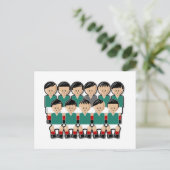Mexiko-Fußballmannschaft.ai Postkarte (Stehend Vorderseite)
