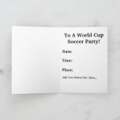 Mexiko gegen die Welt 2010 Einladung (Innenseite)