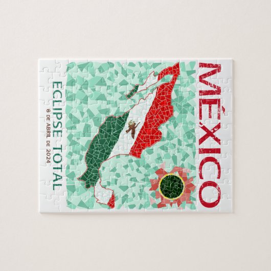 Mexiko Gesamtes Eclipse-Puzzle Puzzle (Horizontal)