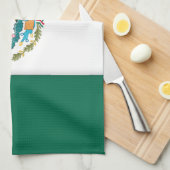 Mexiko Geschirrtuch (Viertel Falte)