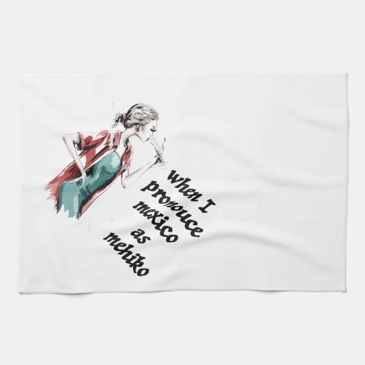 Mexiko Geschirrtuch (Horizontal)