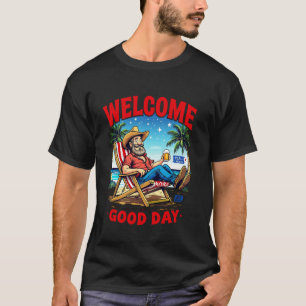 Mexiko Golf Amerika USA Amerikanische Flagge Ameri T-Shirt