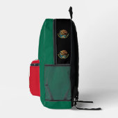 Mexiko, grüner Rucksack, mexikanische Flagge / pat Bedruckter Rucksack (Rechts)