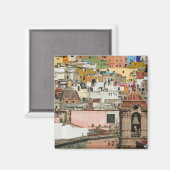 Mexiko, Guanajuato Staat, Guanajuato. Templo de 2 Magnet (Vorderseite/Rückseite)