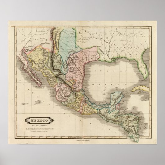 Mexiko, Guatemala Poster (Vorne)