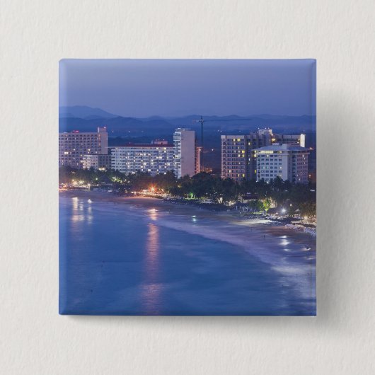 Mexiko, Guerrero, Ixtapa. Ixtapa Hotels entlang Button (Vorderseite)