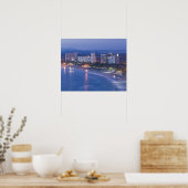 Mexiko, Guerrero, Ixtapa. Ixtapa Hotels entlang Poster (Küche)