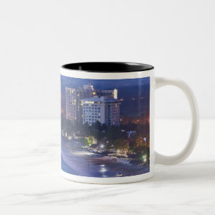 Mexiko, Guerrero, Ixtapa. Ixtapa-Hotels entlang Zweifarbige Tasse