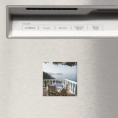 Mexiko, Guerrero, Zihuatanejo. Café Table over Magnet (In Situ (Geschirrspüler))