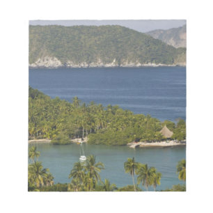 Mexiko, Guerrero, Zihuatanejo. Playa Las Gatas- Notizblock