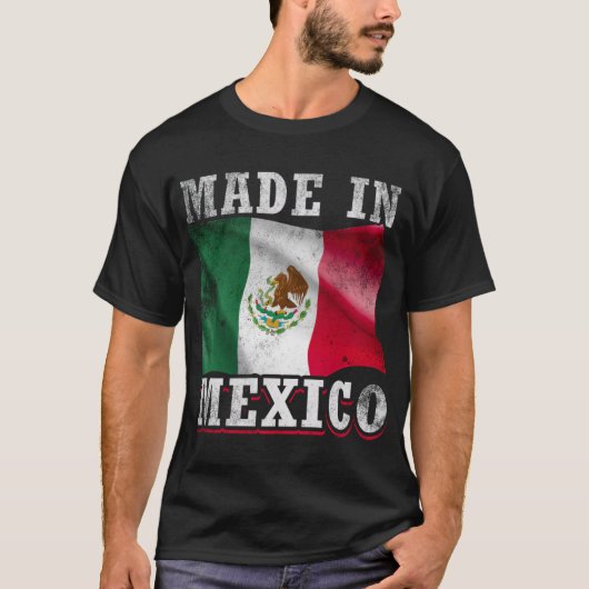 Mexiko hergestellt in Mexiko T-Shirt (Vorderseite)