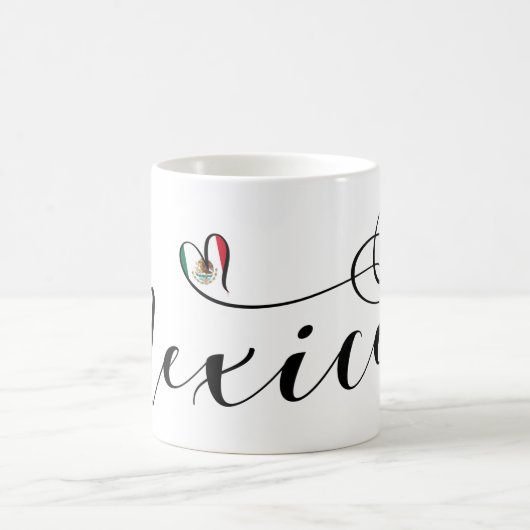 Mexiko Herzenflagge, Mexikanos Kaffeetasse (Mittel)