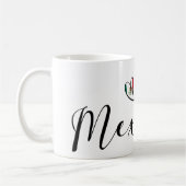 Mexiko Herzenflagge, Mexikanos Kaffeetasse (Links)
