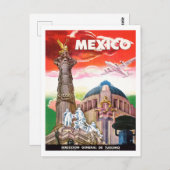 Mexiko - Historische Gebäude Postkarte (Vorne/Hinten)