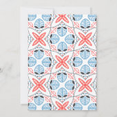 Mexiko Hochzeit in Urlaubsort Foto Save The Date (Rückseite)