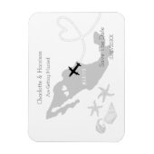 Mexiko-Hochzeitsziel Save the Date Magnet (Vertikal)