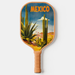 Mexiko im Retro-Stil Pickleball Schläger