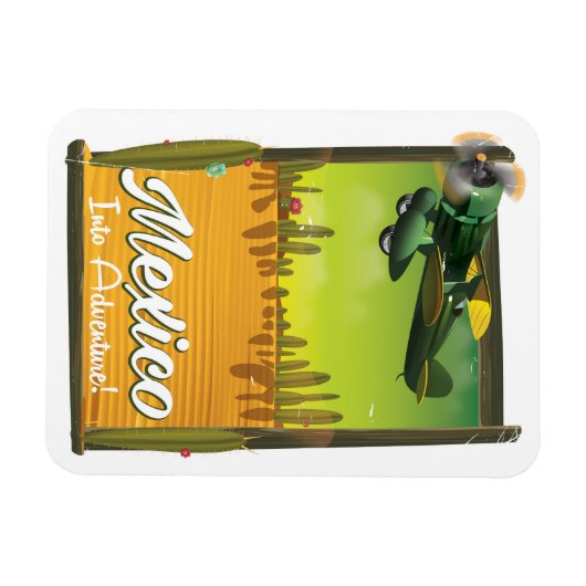 Mexiko ins Abenteuer! Magnet (Horizontal)