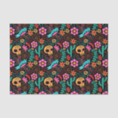 Mexiko Inspiriertes Mustertexemplar Seidenpapier (Vorderseite)