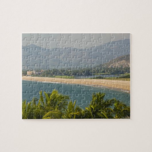 Mexiko, Jalisco, Barra de Navidad. Stadtstrand Puzzle (Horizontal)