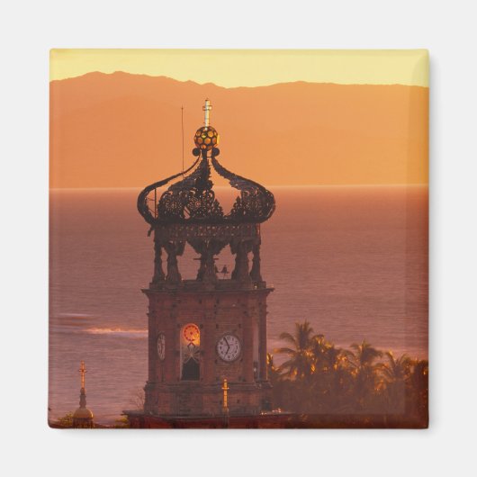 Mexiko, Jalisco, Puerto Vallarta. Kirchturm Magnet (Vorne)