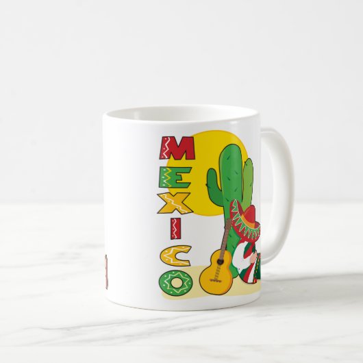 Mexiko Kaffeetasse (VorderseiteRechts)