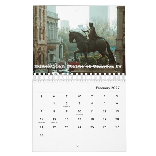 Mexiko Kalender (Feb 2027)