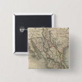 Mexiko, Kalifornien und Texas Button (Vorne & Hinten)