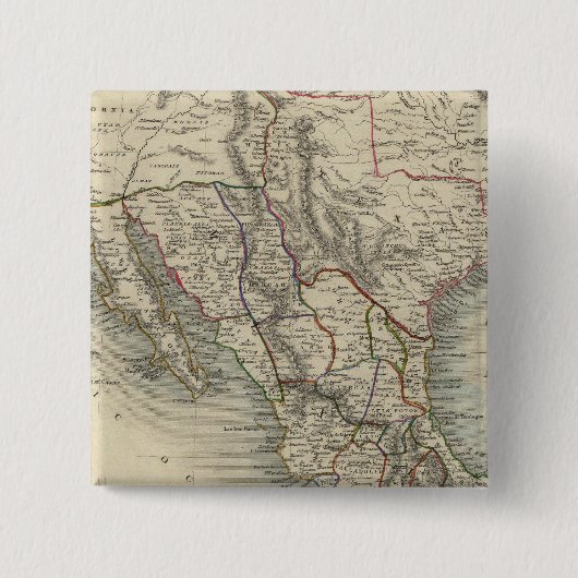 Mexiko, Kalifornien und Texas Button (Vorderseite)