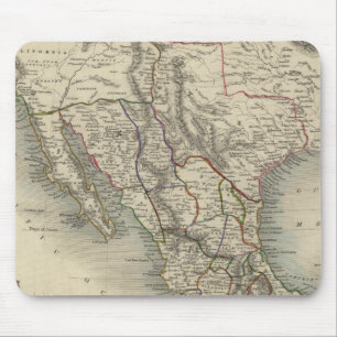 Mexiko, Kalifornien und Texas Mousepad