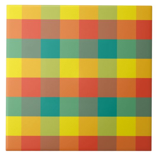 Mexiko Kariert Fliese (Vorderseite)