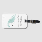 Mexiko-Karte | Cabo | Werden Sie meine Bridesmaid Gepäckanhänger (Vorderseite (Horizontal))